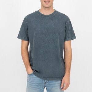 American Giant Vintage Crew Tee Shirt mineral wash Metropolitan gray blue unisex